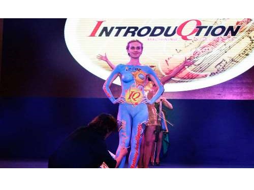 Body painting performance