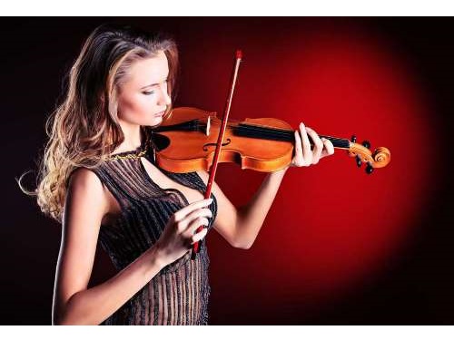 Violin playing